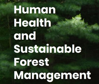 Cover der Studie "Menschliche Gesundheit und Nachhaltige Forstwirtschaft"