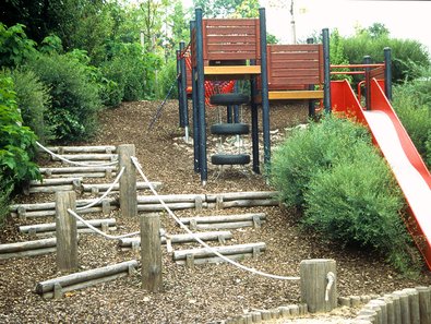 usage in the construction of a playground