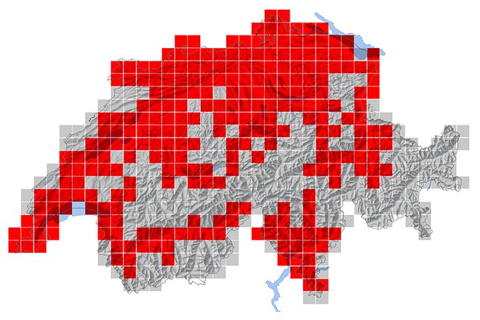 Verbreitung des Kleinspechts in der Schweiz