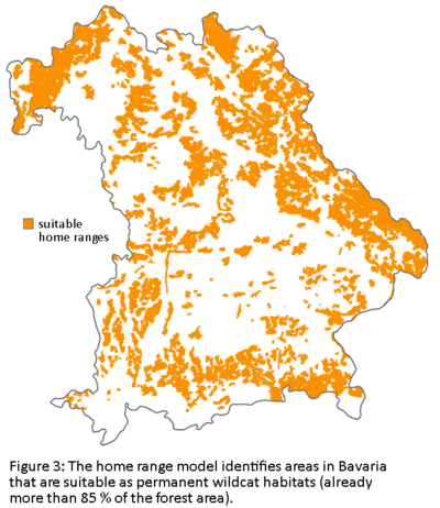 home ranges in Bavaria