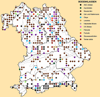Bodenklassen in Bayern