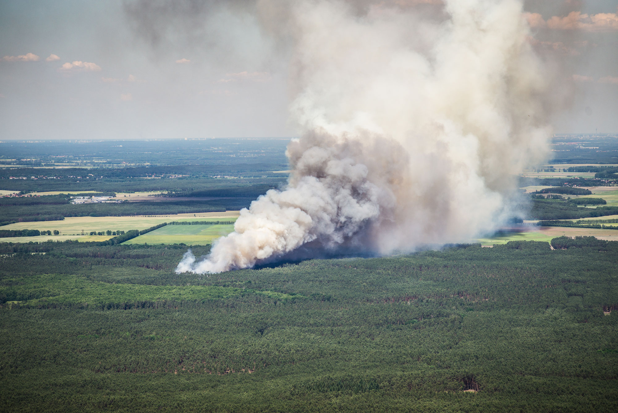Waldbrand mit starker Rauchentwicklung Foto: Adobe Stock - Mario Hagen