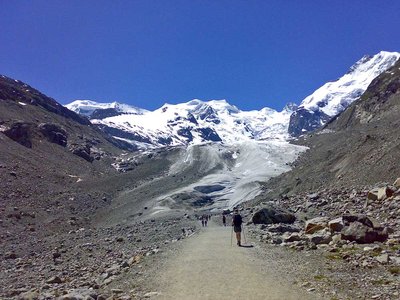 Die Gletscher im Alpenraum sind besonders vom Klimawandel betroffen.