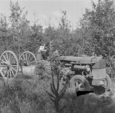 Traktor und Rückewagen “Stier”