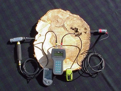 Messgeräte zur Schallgeschwindigkeitsmessung im Holz