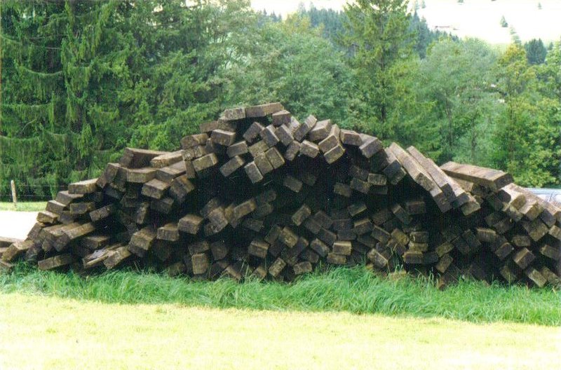 Holzschwellen