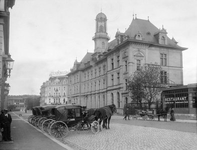 Das ehemalige Hotel Terminus am Bahnhofplatz in Winterthur