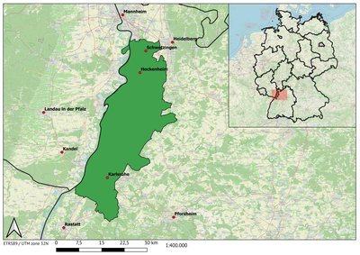 Modellregion Waldbrand Hardtwald