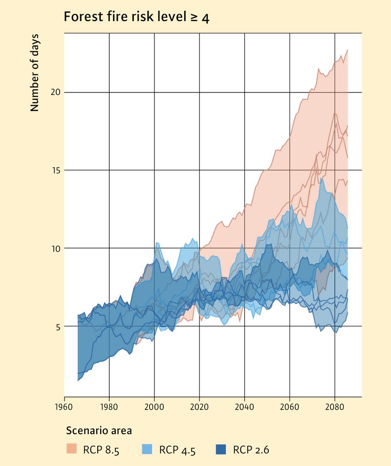 Using climate projections to predict the risk of forest fire ...