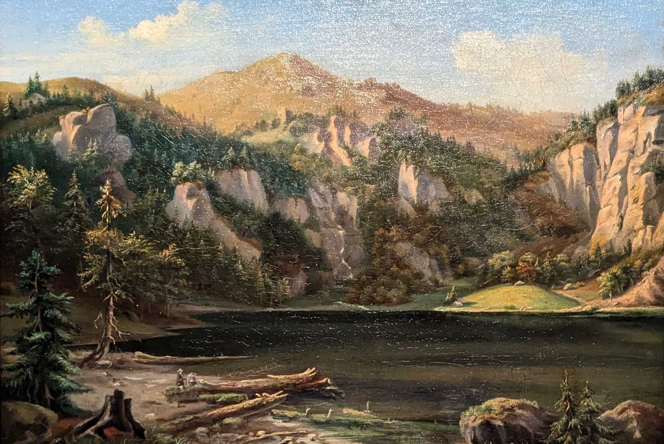 Feldberg/Feldsee 1855, Ölbild von Ida Maier
