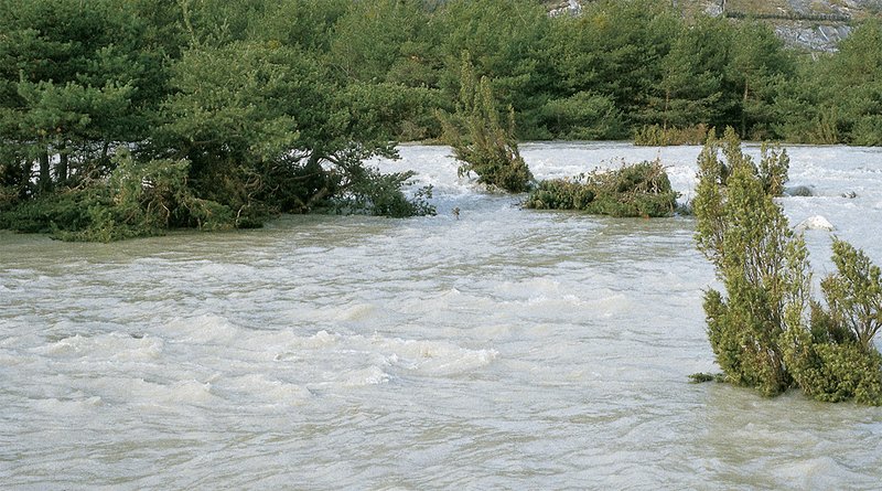 Hochwasser der Rhone