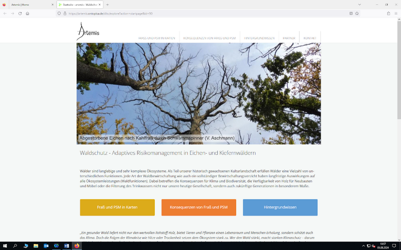 Startseite Artemis Waldschutz