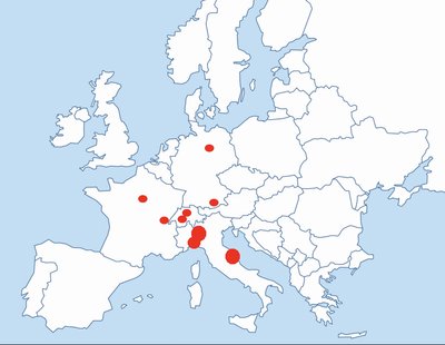  outdoor ALB infestations in Europe