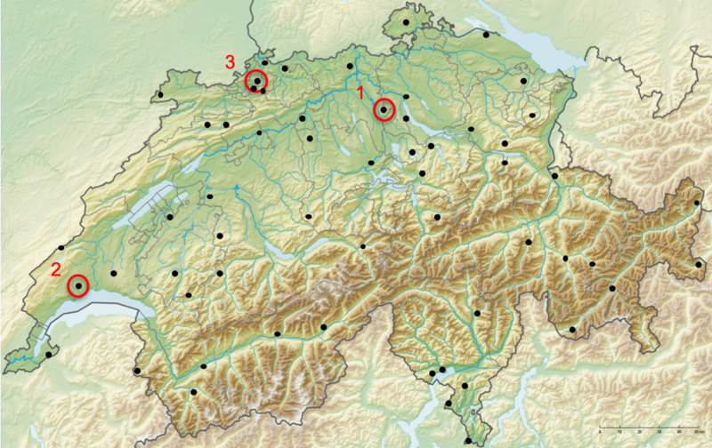 Standortkarte des Folientunnel-Experimentes