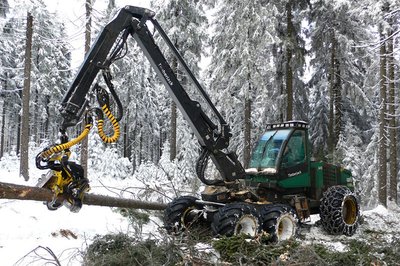 Harvester müssen Mindestreichweite des Auslegers von 9,5m haben