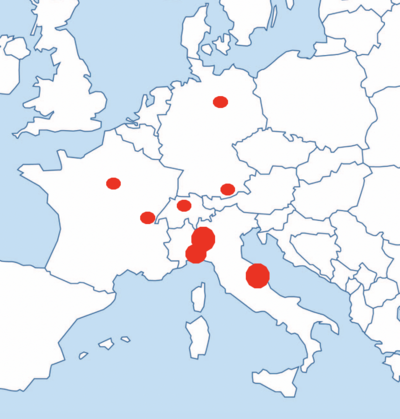 Infestazione di ALB in Europa
