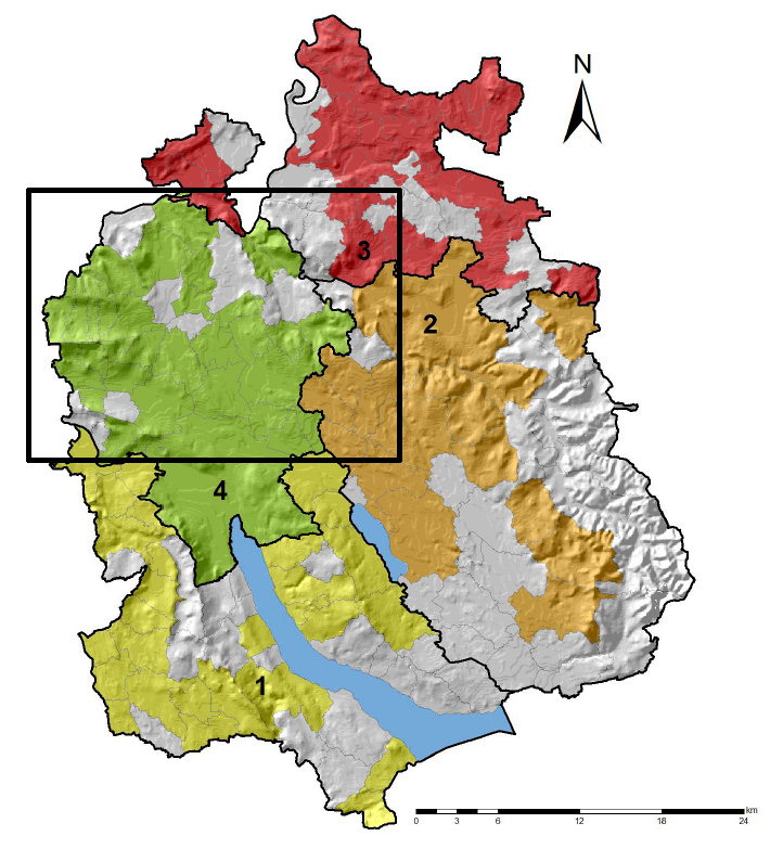 Untersuchte Gemeinden im Kanton Zürich