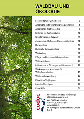 Checkkarten: Waldbau und Ökologie
