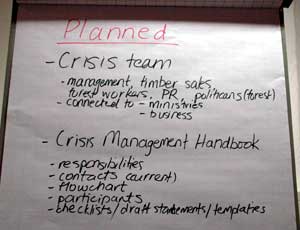 Planning is half the battle: Result of a workshop