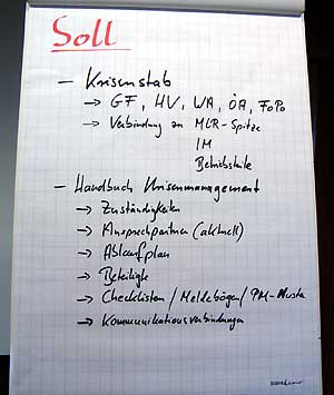 Planung ist das halbe Leben: Ergebnisse eines Workshops