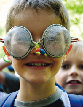 Voir la nature à travers un tami
