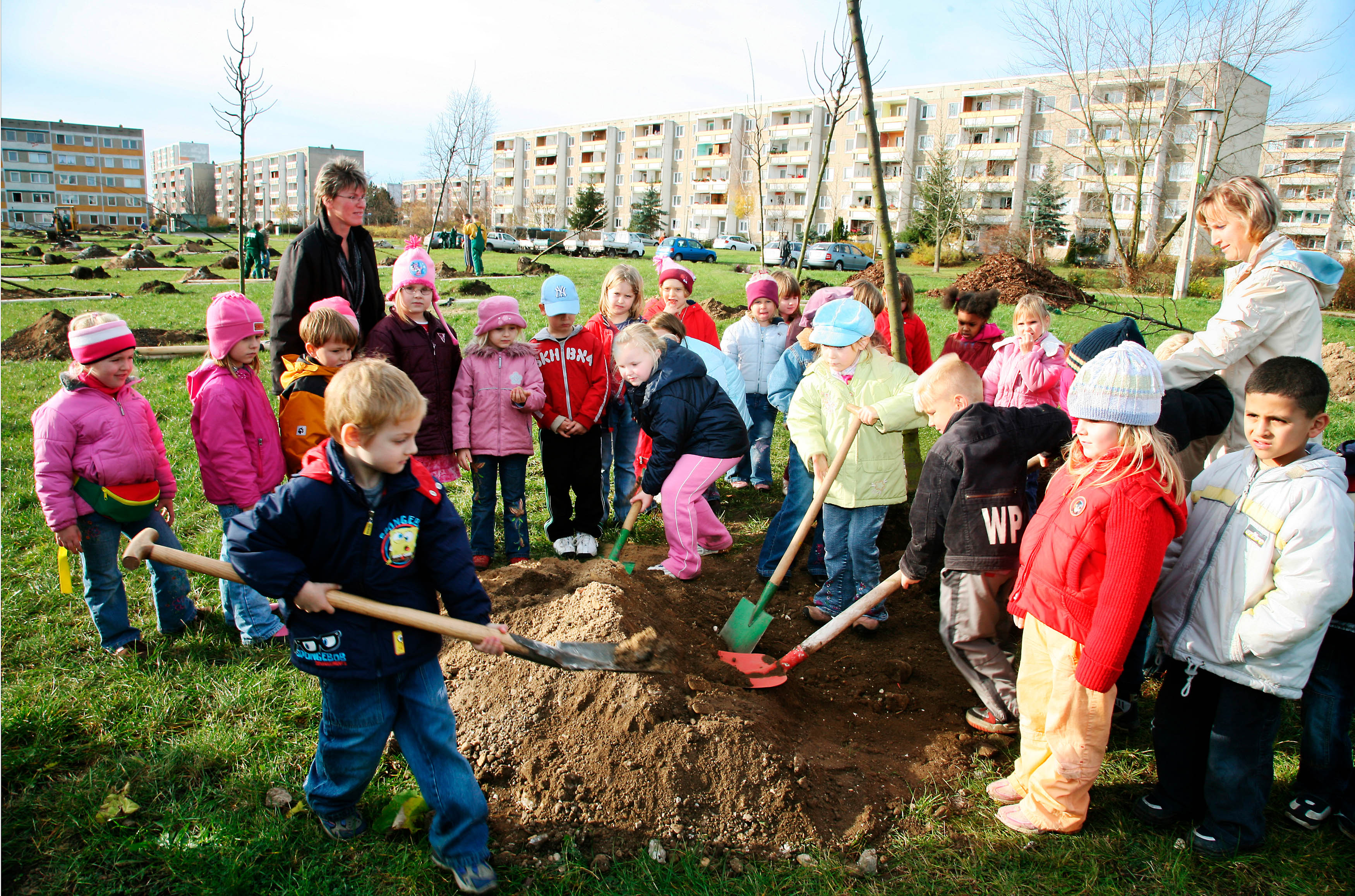Kinderbaumpflanzaktion 2006