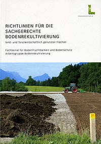 Titelseite Richtlinien Bodenrekultivierung