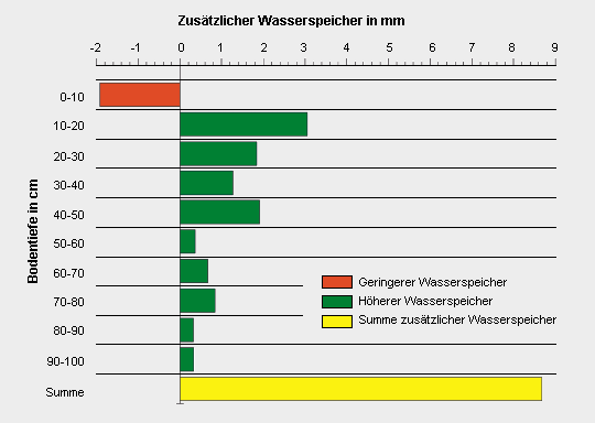 Zusätzlicher Wasserspeicher im heutigen Tannen-Fichten-Wald