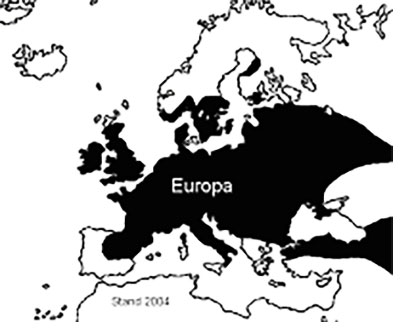 Verbreitung des Fasans in Europa