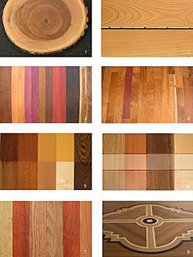 Holz-Parkett und seine Farbenvielfalt