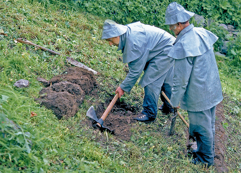 handgefertigte Kleinterrassen