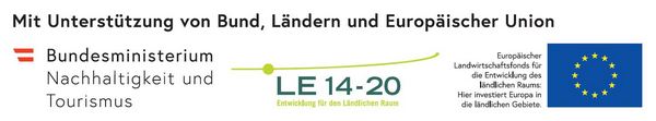 Die Finanzierung erfolgt aus Mitteln des Programms zur Ländlichen Entwicklung 2014-2020