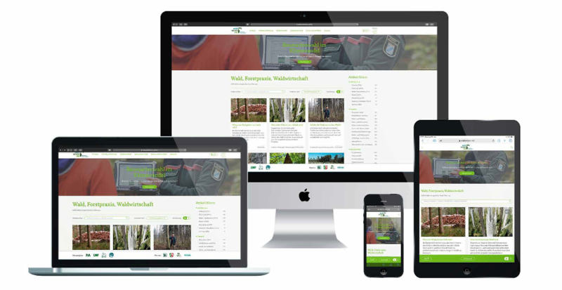 Waldwissen.net – responsive PWA