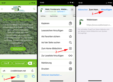 iOS-Anleitung für Push-Notifications PWA