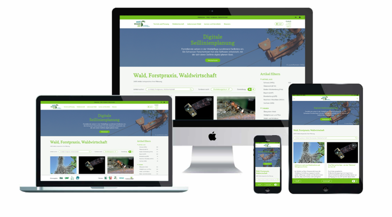 Waldwissen.net als Web App